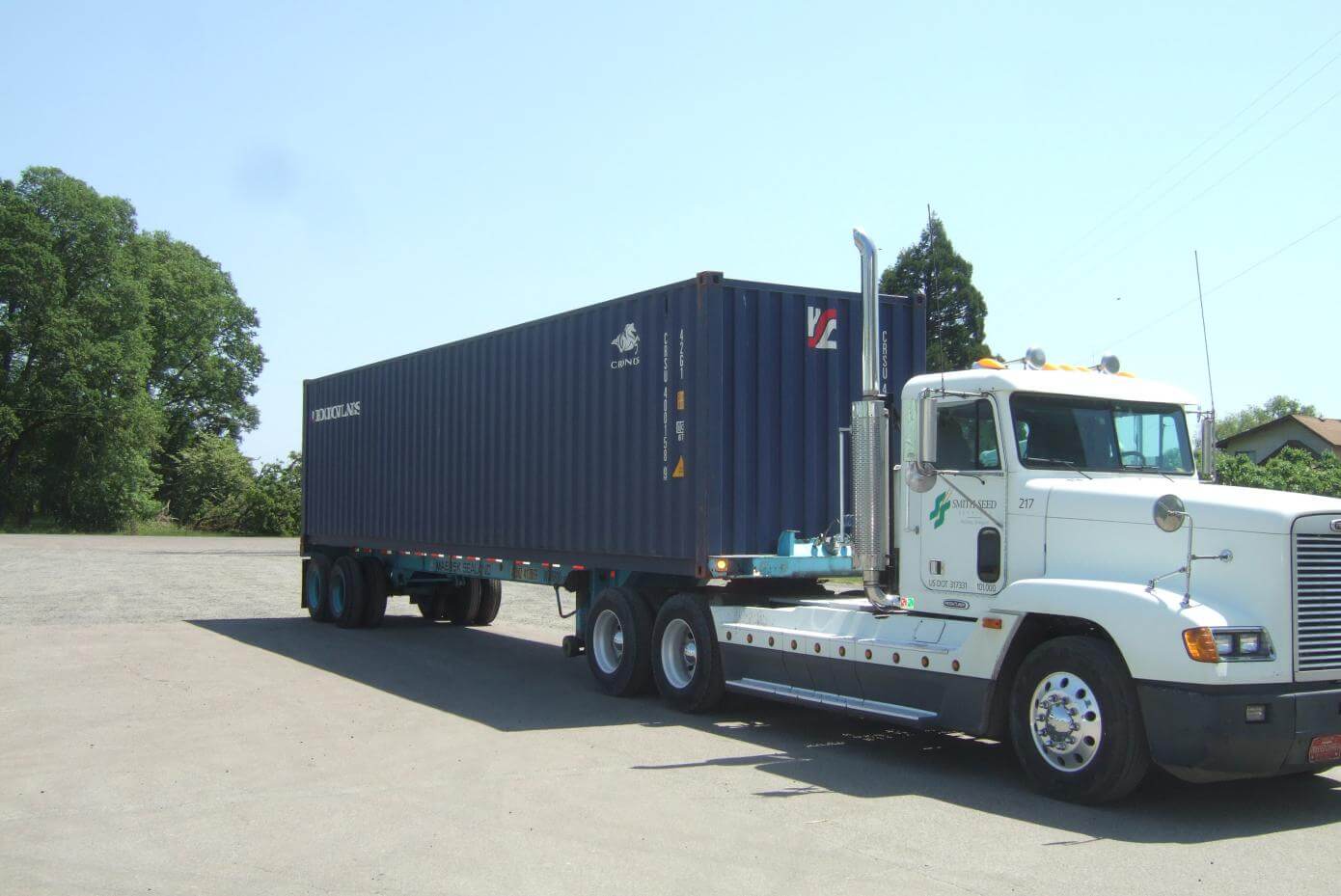 Smith Seed Shipping semi truck